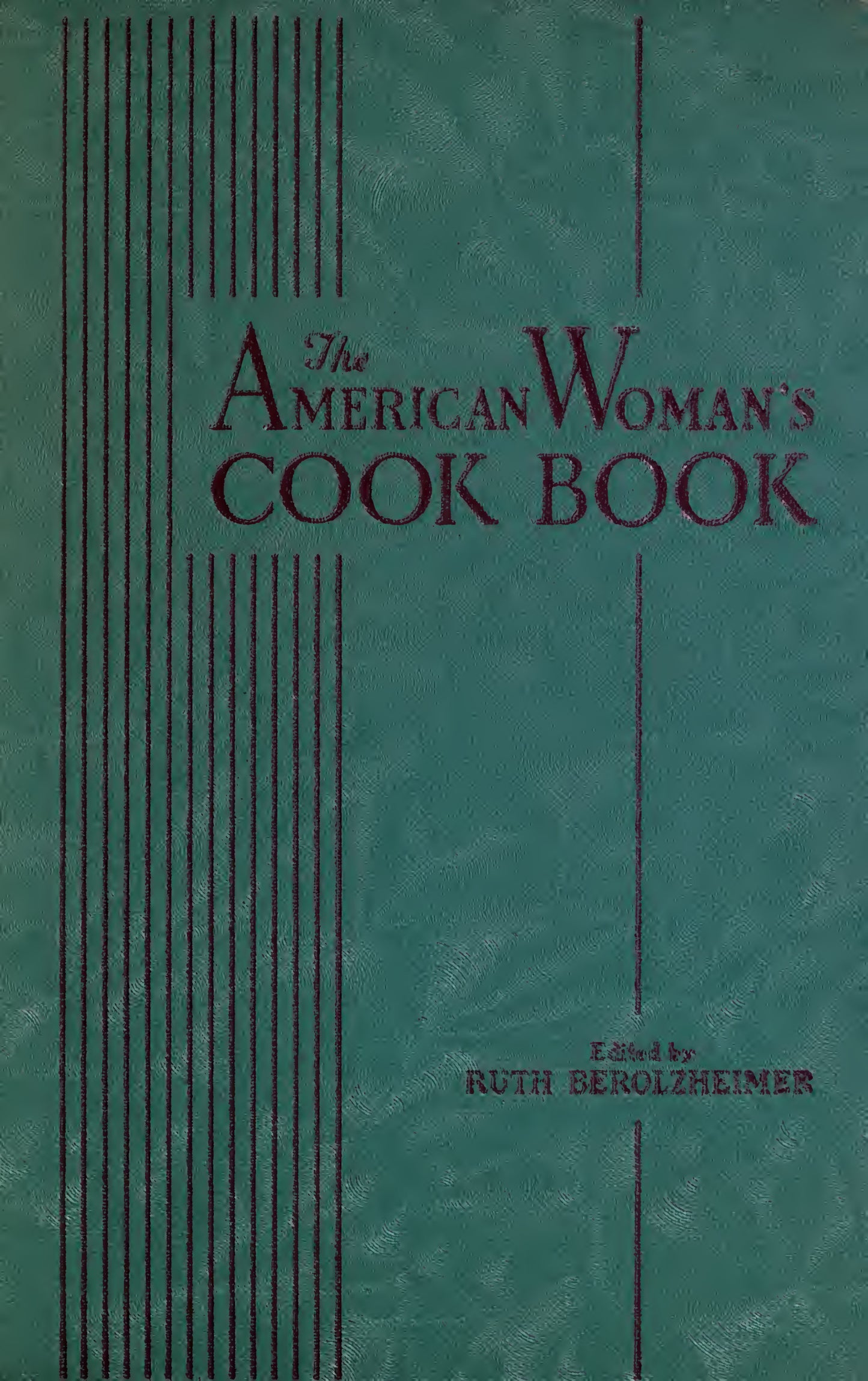 The american womens cookbook circa 1939