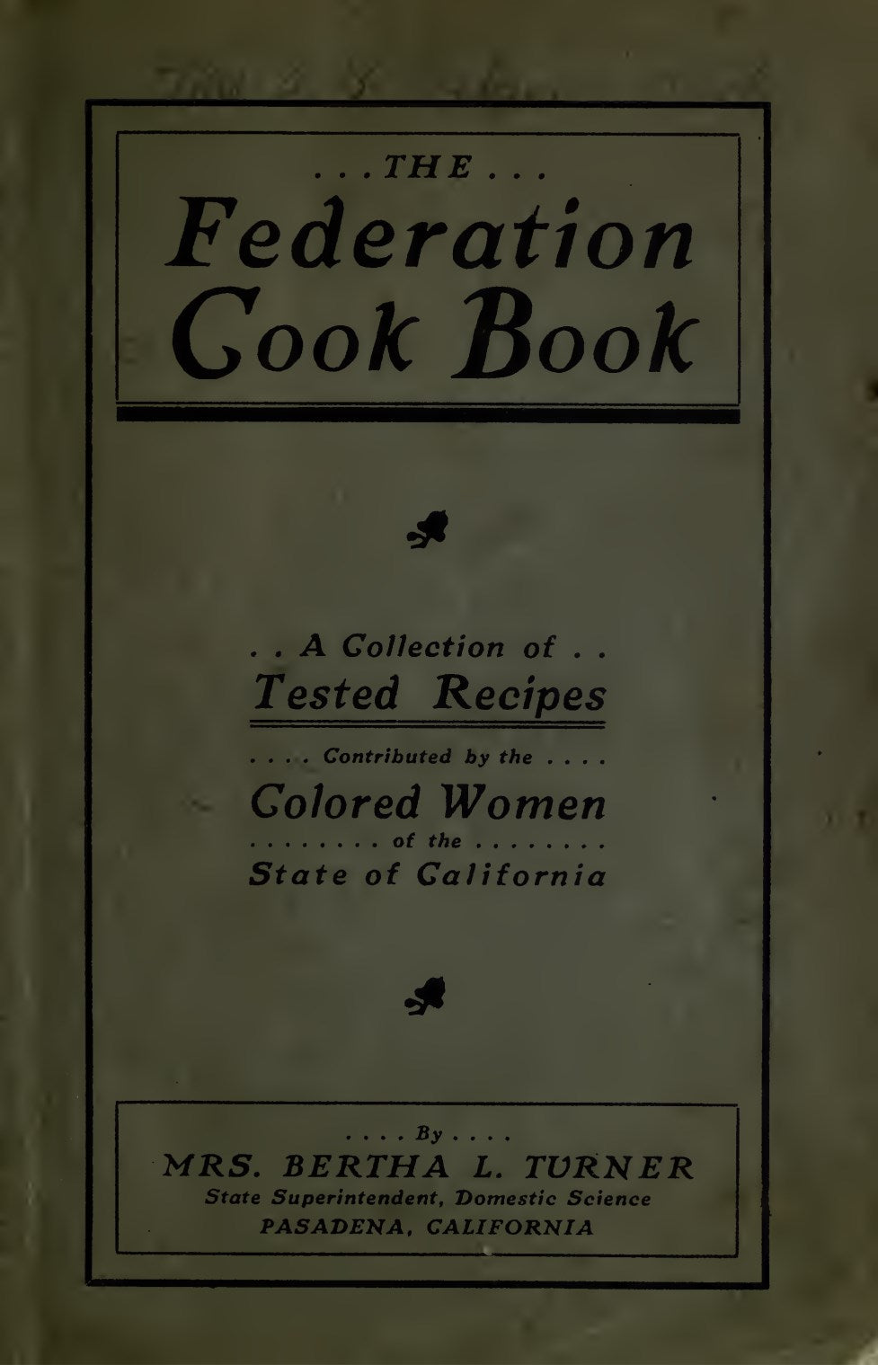 Federation Cook Book 1892