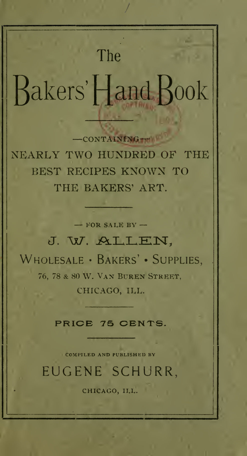 The Bakers Handbook