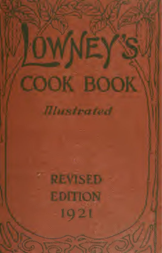 Lowneys Cook Book 1921