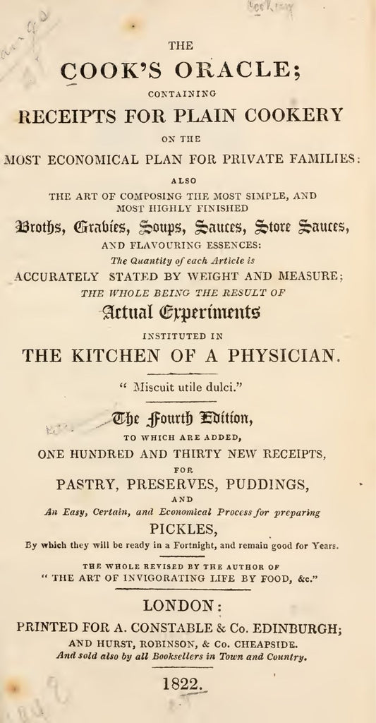 The Cooks Oracle