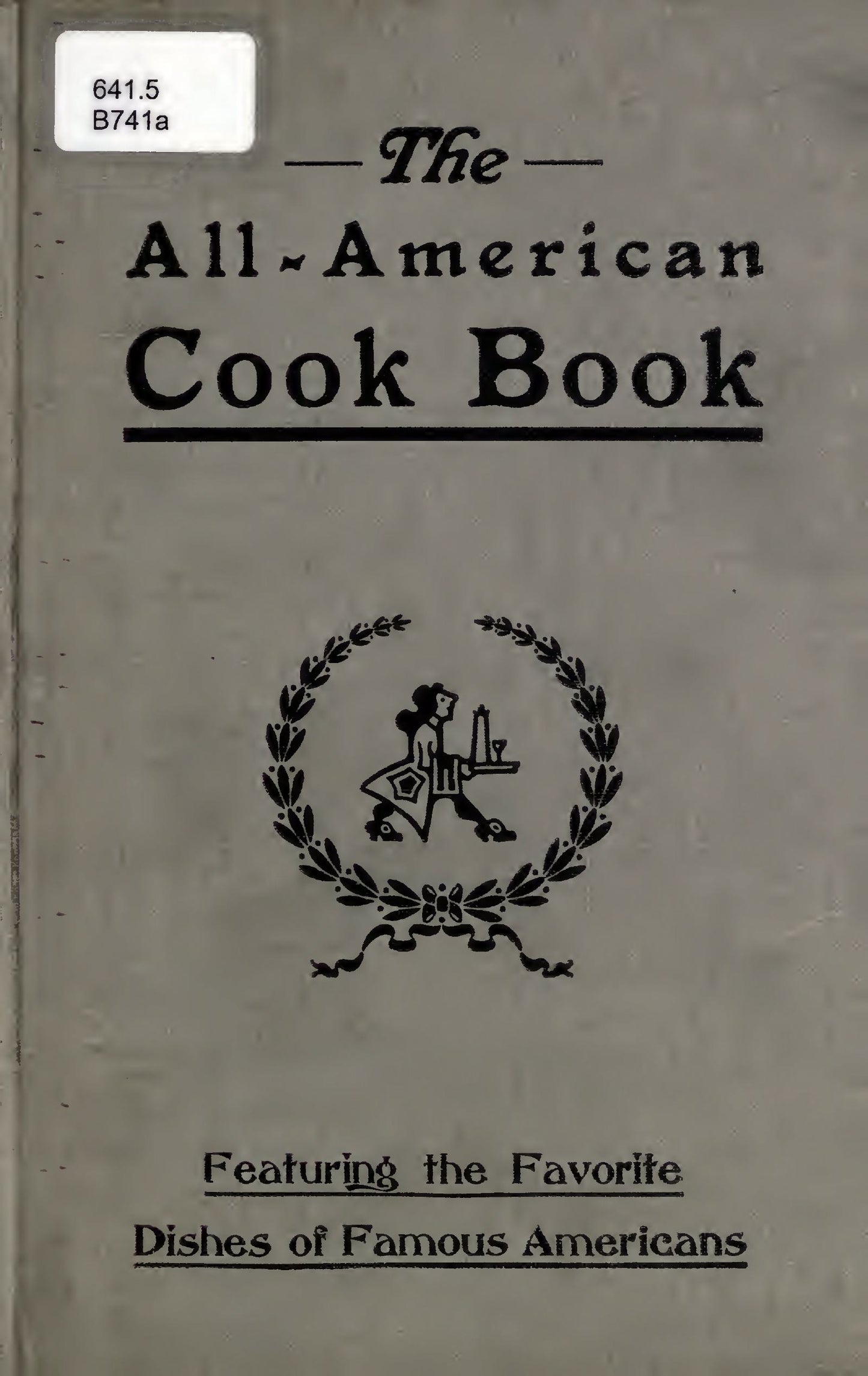 the all american cookbook circa 1922