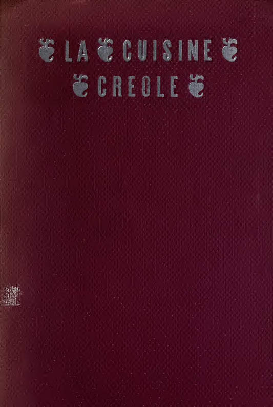 LA CUISINE CREOLE 1891