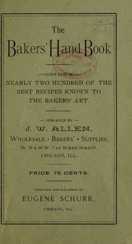 The Bakers Handbook